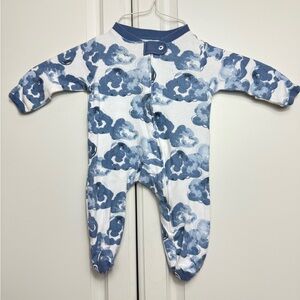 Burt's Bees Baby Moonlight Clouds Organic Cotton Footed Sleep & Play - Newborn